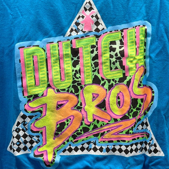 Dutch Bros Blue T Shirt - Picture 1 of 4